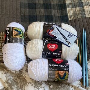 White Fiber Arts Yarn Bundle